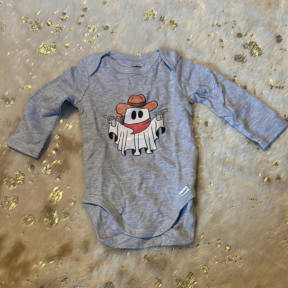 Gerber Gray Cowboy Ghost Bodysuit